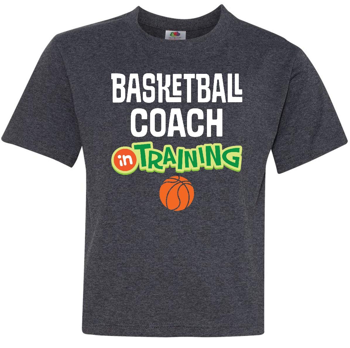 Inktastic Basketball Coach in Training Youth T-Shirt - Comfortable Cotton Tee for Kids Sports Practice, Team Apparel & Casual Wear