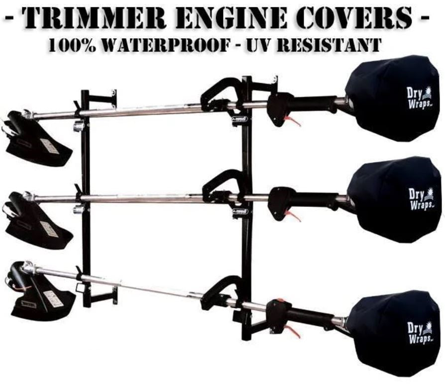 XL Gas Trimmer Cover - Heavy Duty Waterproof Dry Wraps for Outdoor Power Equipment Storage | Perfect for Lawn Mowers, Weed Eaters & Yard Tools Protection