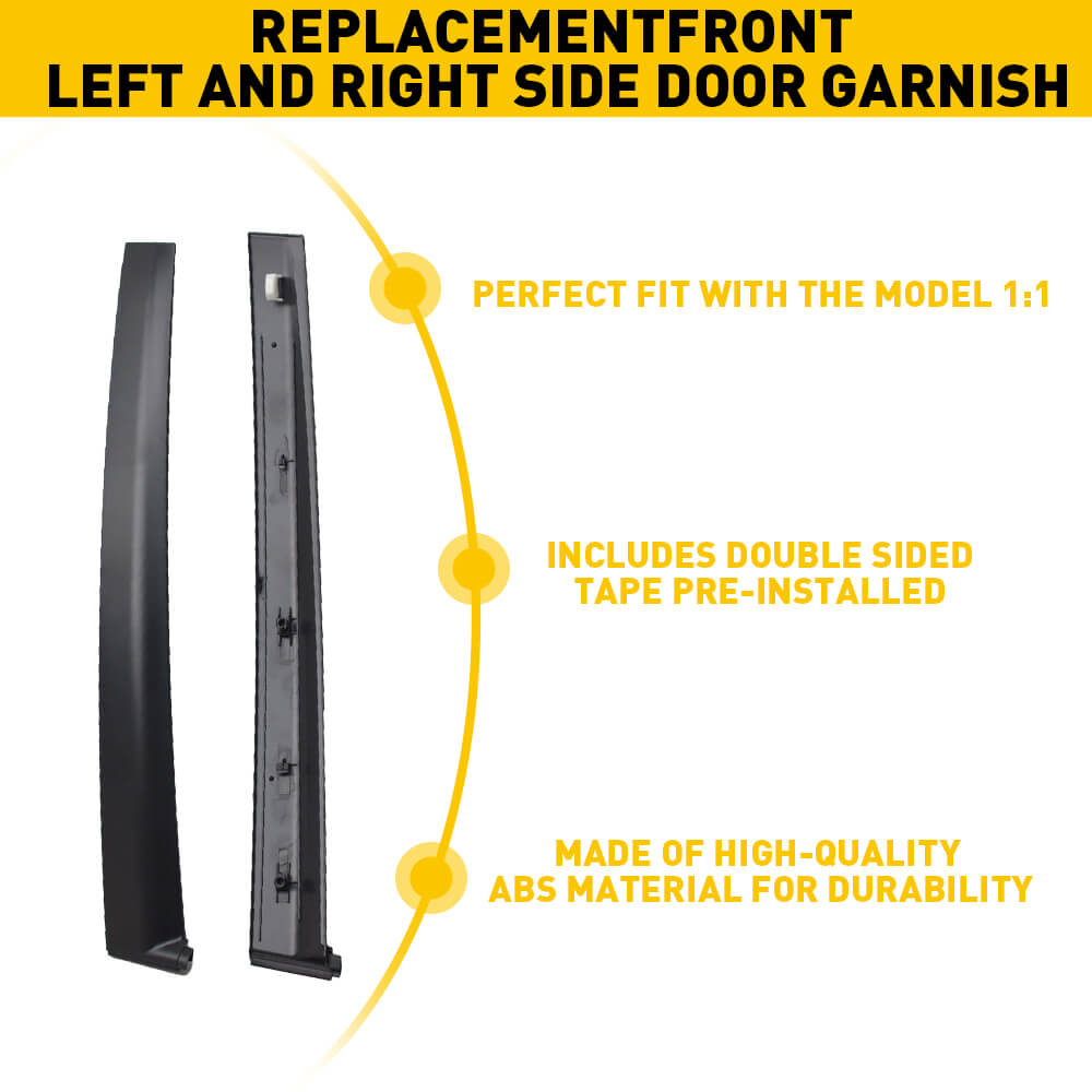 1992-1995 Honda Civic 2/3 Door Coupe & Hatchback Left/Right Door Pillar Trim - Replacement Interior Trim for Classic Honda Civic Models | Perfect for Car Restoration & DIY Projects