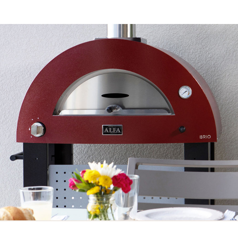 Alfa Brio FXBRIO GROA U Outdoor Pizza Oven - Portable Liquid Propane Gas Pizza Maker for Backyard, Camping & Tailgating Parties
