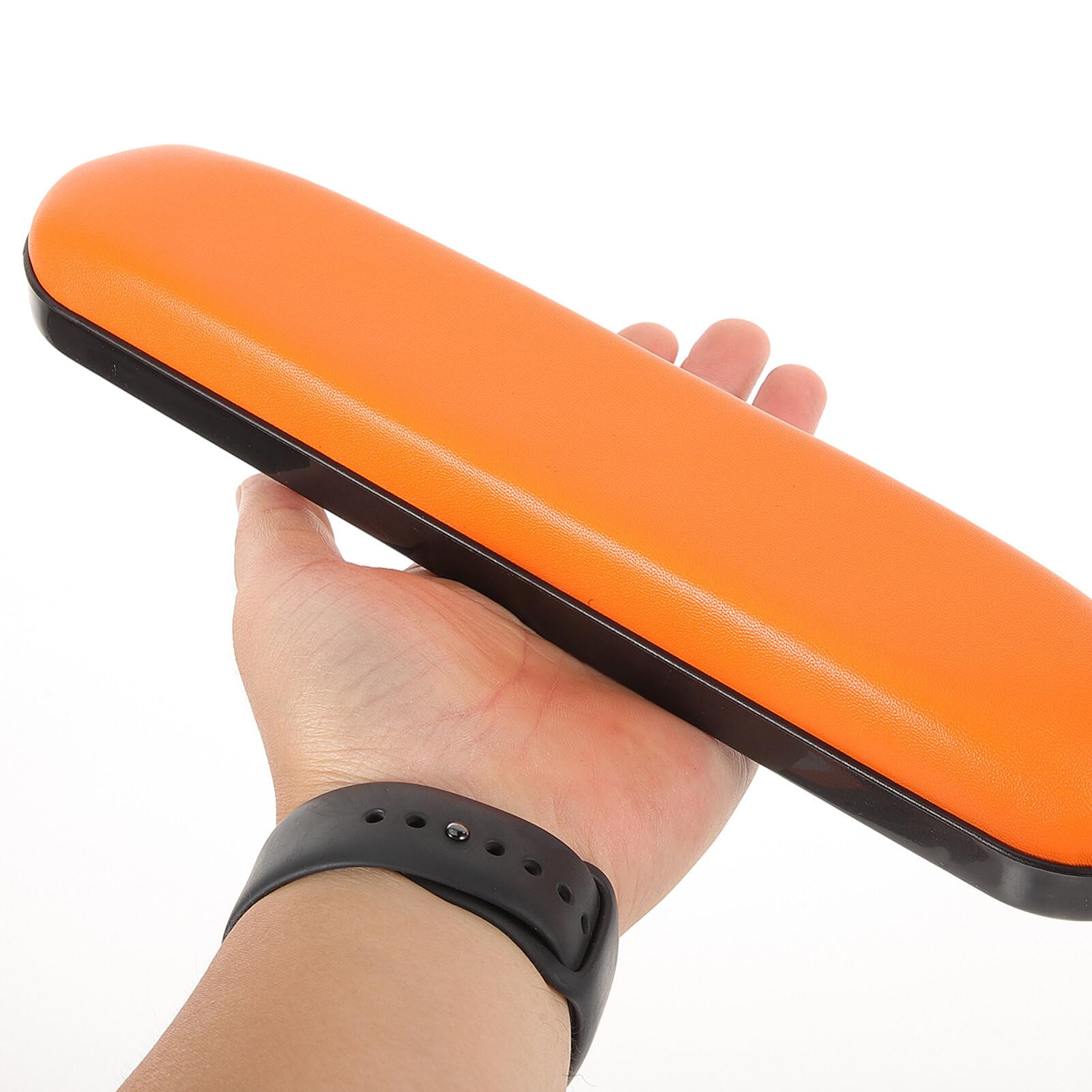 EXCEART 2-Pack Wheelchair Arm Pads & Calf Support Cushions - Ergonomic Memory Foam Replacement Pads for Wheelchairs, Office Chairs and Gaming Chairs (Orange) - Improve Comfort for Work, Gaming & Mobility