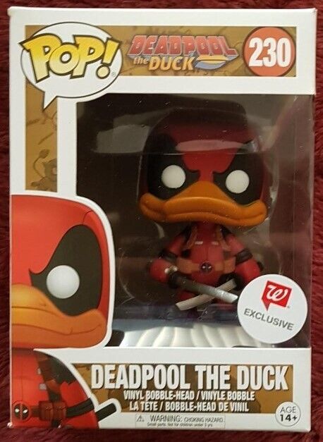 Deadpool The Duck #230 Funko Pop Vinyl Figure - Collectible Marvel Superhero Action Figure - Perfect for Marvel Fans, Comic Book Collectors & Pop Culture Enthusiasts - Great for Display, Gifts & Home Decor