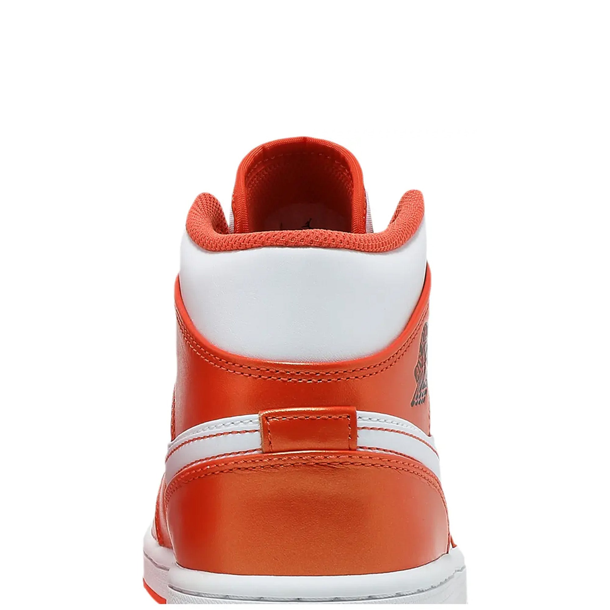 Air Jordan 1 Mid 'Metallic Orange' Basketball Shoes - Men's Retro Sneakers for Casual Wear & Street Fashion | Perfect for Basketball, Gym & Everyday Outfits
