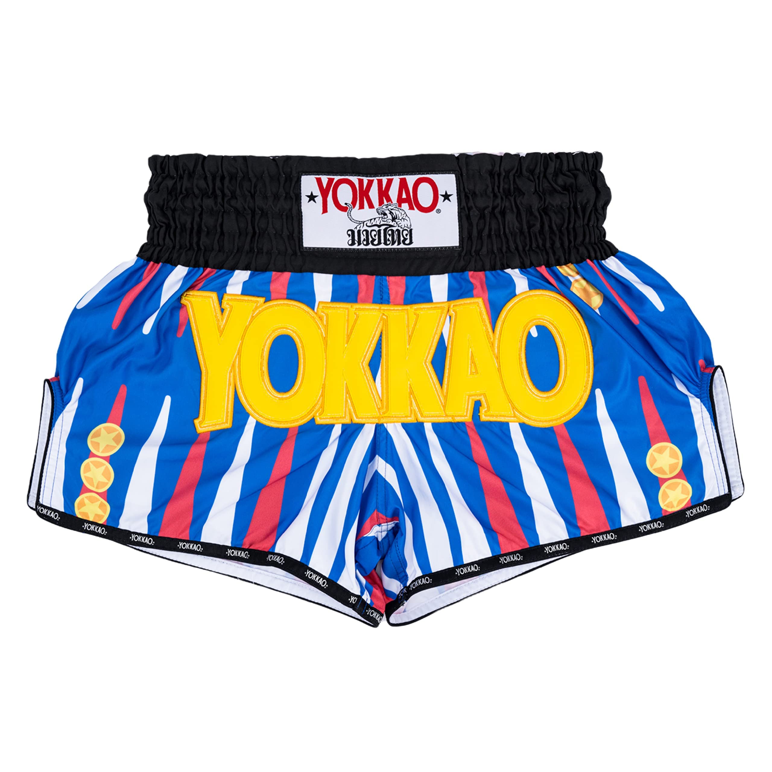 YOKKAO Muay Thai Boxing Shorts for Men & Women - Premium Satin MMA Shorts for Training & Competition | Lightweight & Durable Fightwear for Kickboxing, Muay Thai & MMA Training