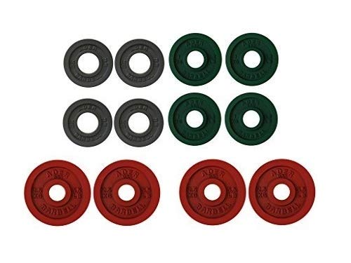 Ader Precision Color 2'' Olympic Weight Plates Set (15kg-30kg) - High-Quality Gym Equipment for Strength Training & Home Workouts