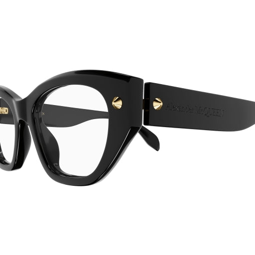 Alexander McQueen AM0410O Designer Eyeglasses for Men & Women - Stylish & Lightweight Frame for Everyday Wear & Fashion Accessories