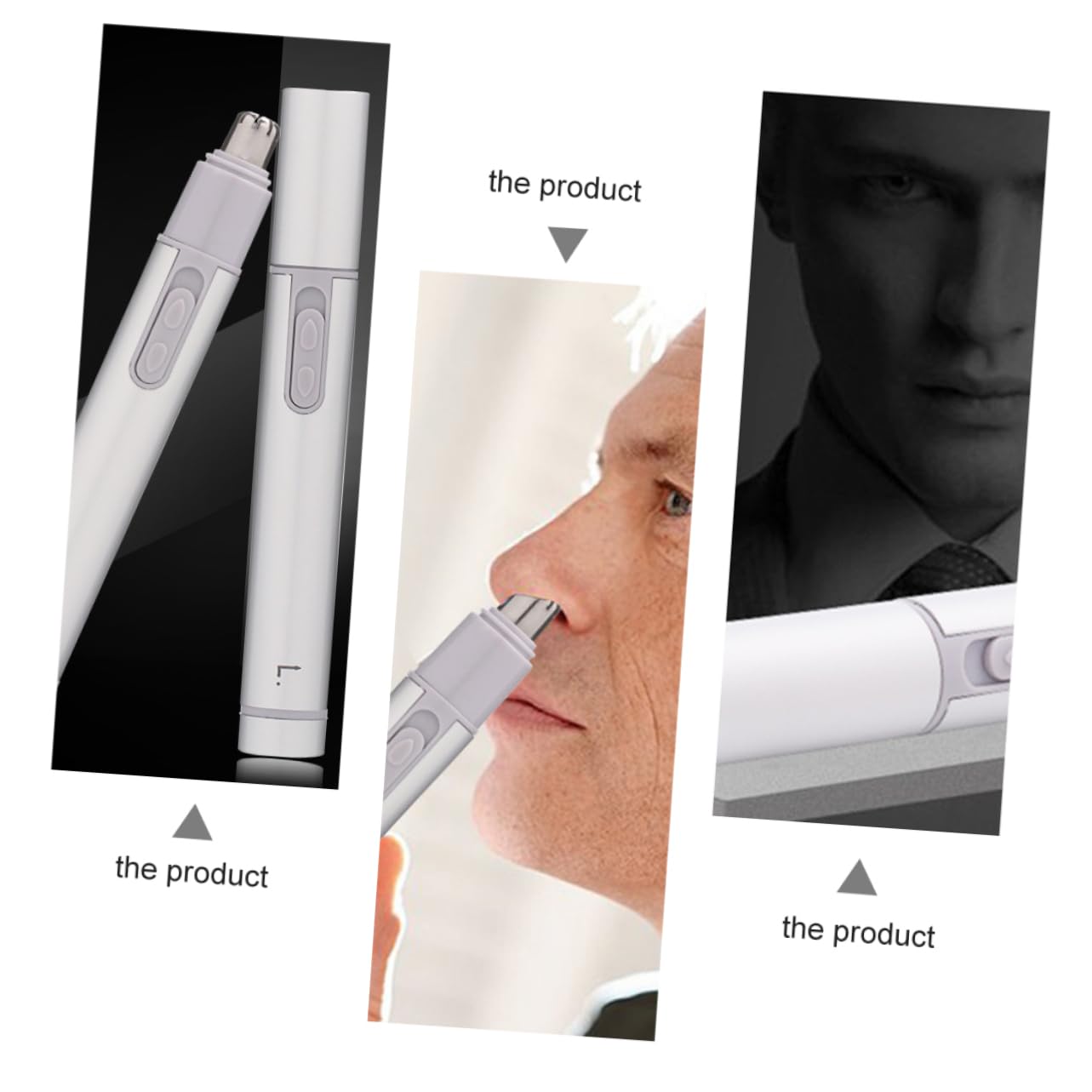 Mikinona Electric Nose Hair Trimmer & Beard Shaver for Men - 3-in-1 Grooming Kit with Precision Eyebrow Trimmer - Waterproof & Cordless Design for Travel, Home & Office Use
