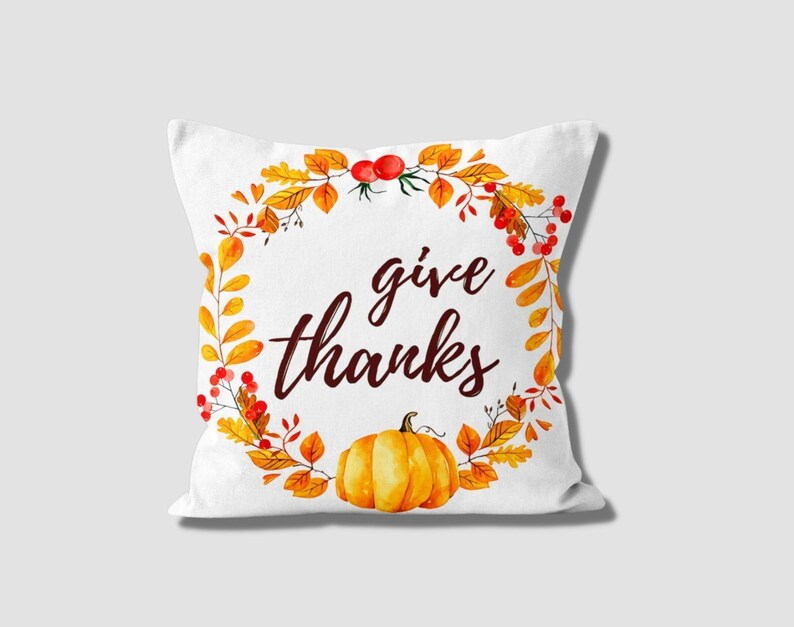 4 Pack Fall Wreath Pillow Covers - Autumn Leaf Decorative Throw Pillow Cases for Couch, Sofa & Bed - Seasonal Home Decor for Thanksgiving & Halloween