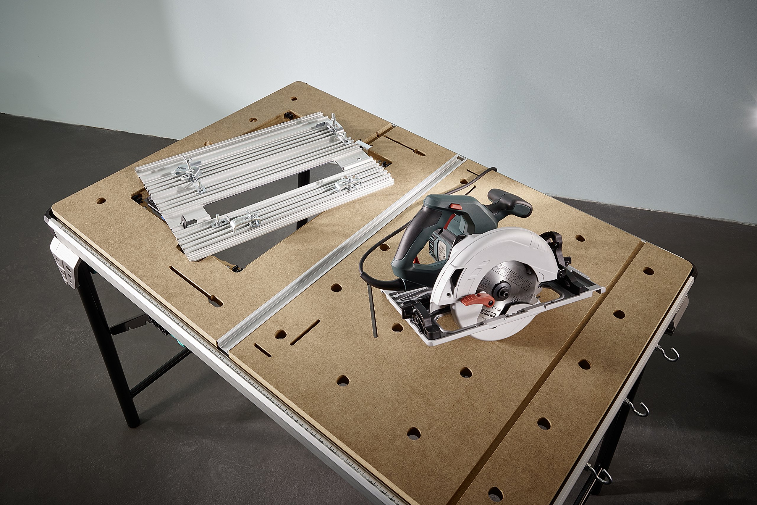 MASTER Cut 2500 Professional Saw Table & Workstation - Heavy Duty Woodworking Bench for DIY Projects & Home Workshops