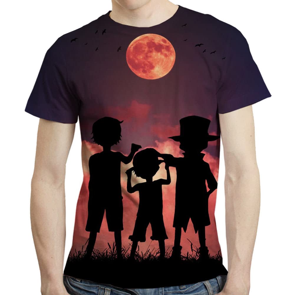 3D Printed Graphic T-Shirt for Men - Cool & Stylish Casual Tee - Sizes S to 3XL - Perfect for Streetwear, Gym & Everyday Outfits