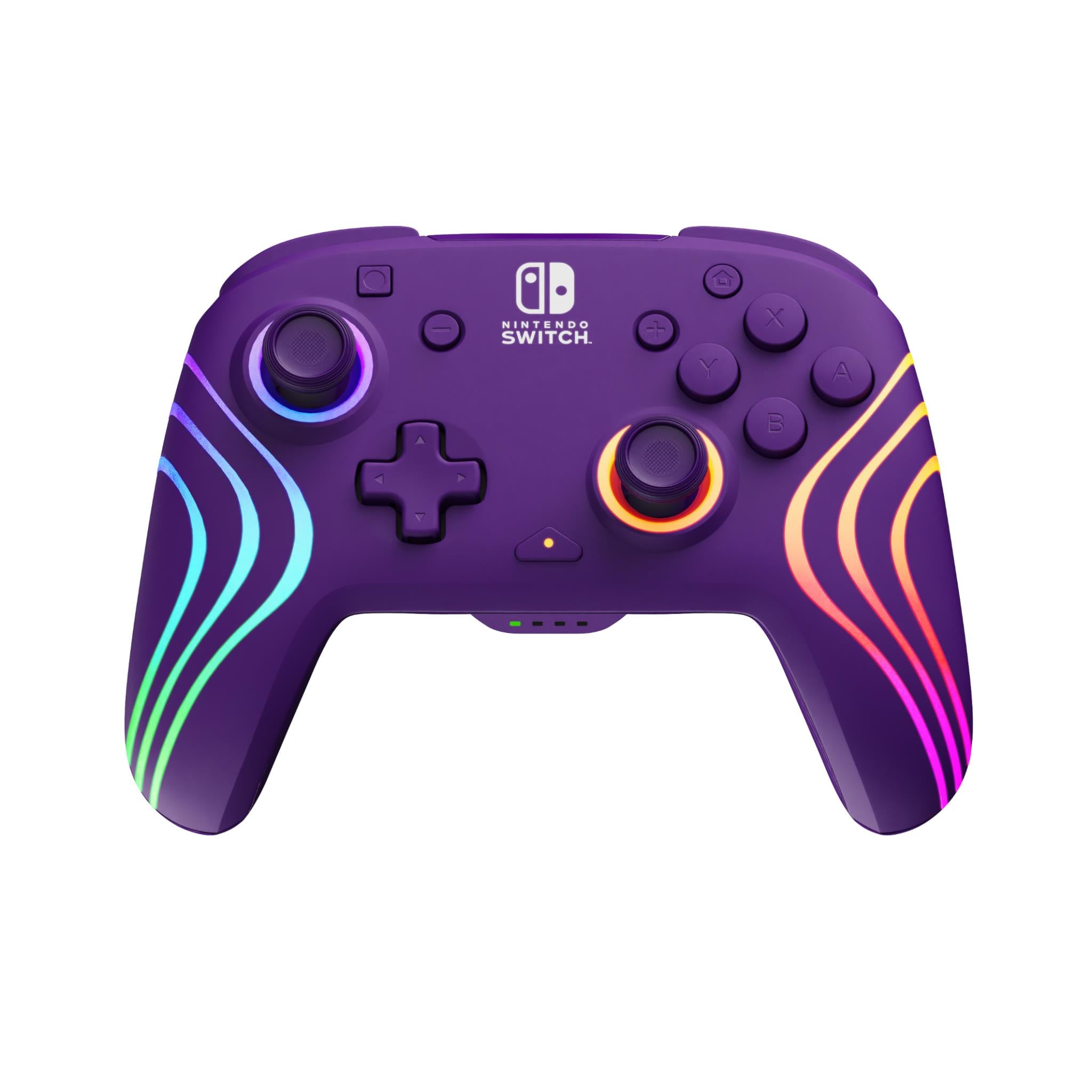 Afterglow Wave Wireless Controller for Nintendo Switch - Purple | Ergonomic Design with Motion Controls | Perfect for Gaming at Home or On-the-Go