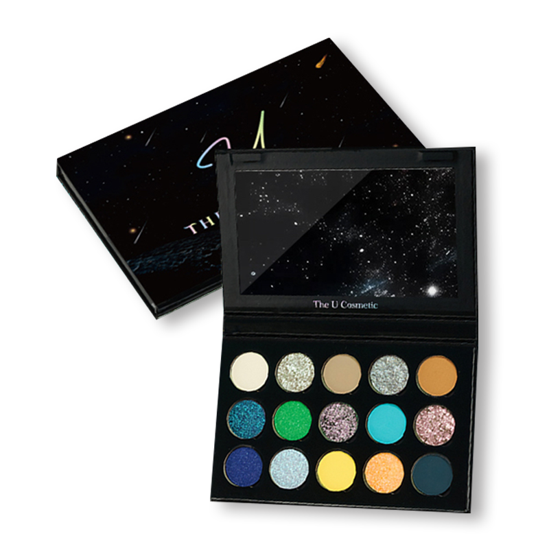 15-Color Eyeshadow Palette by U Cosmetic - Long-Lasting, Highly Pigmented Makeup for Day & Night Looks - Perfect for Parties, Weddings & Everyday Wear