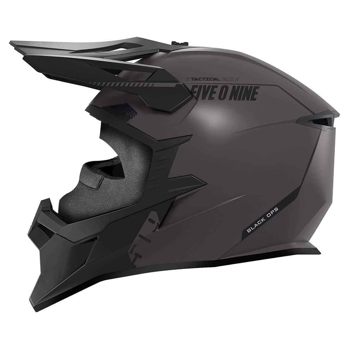 509 Tactical 2.0 Snowmobile Helmet with Fidlock Magnetic Buckle - DOT Certified Winter Motorcycle Helmet for Snowmobiling, ATV & Off-Road Riding - Lightweight & Comfortable for Cold Weather Adventures