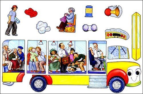 Wheels on The Bus Felt Flannel Board Story Set - Build Your Own Bus Toy for Kids - Perfect for Preschool Learning, Storytelling & Interactive Play