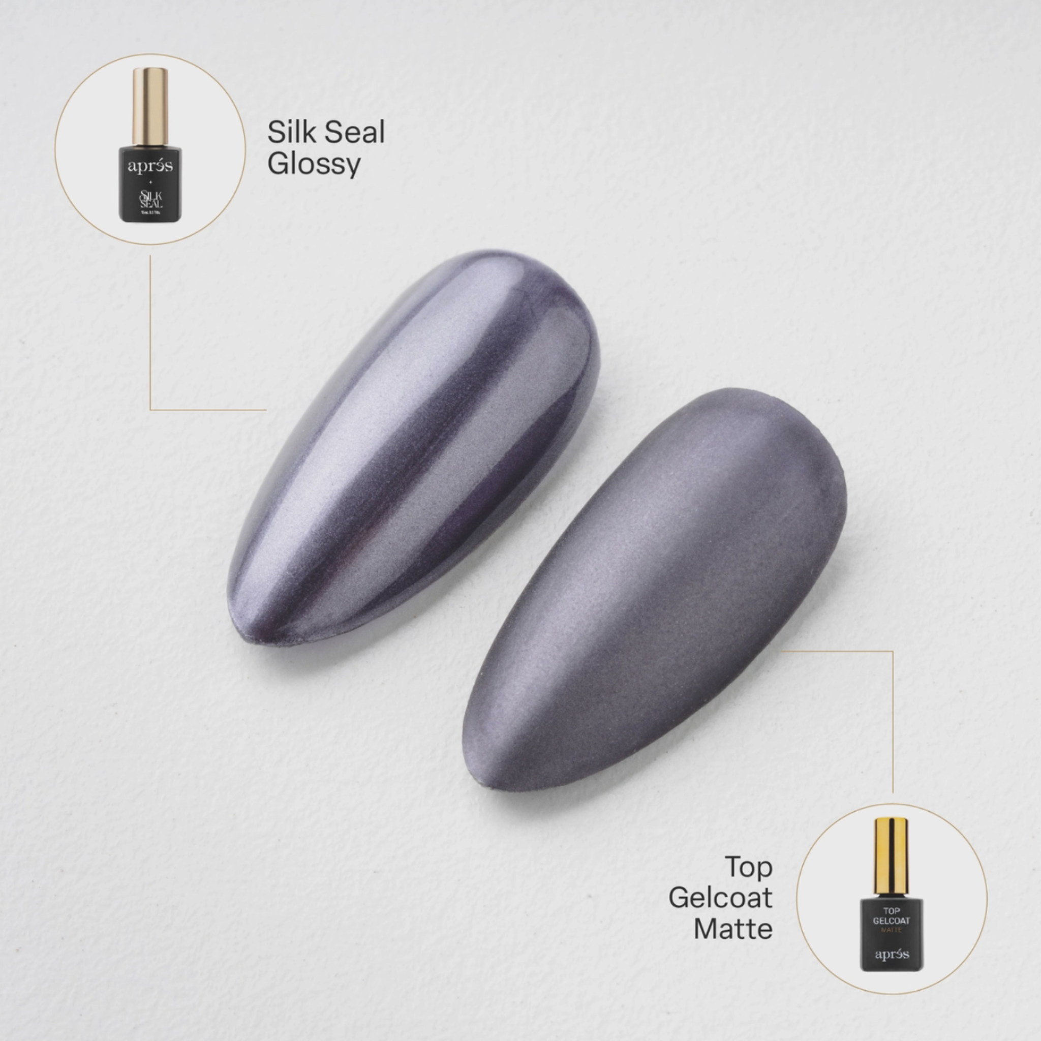 Apres Silk Cover 15ml 802 Film Noir - Professional Gel Nail Extension Kit for Salon & Home Manicure - Perfect for Special Occasions, Weddings & Everyday Wear
