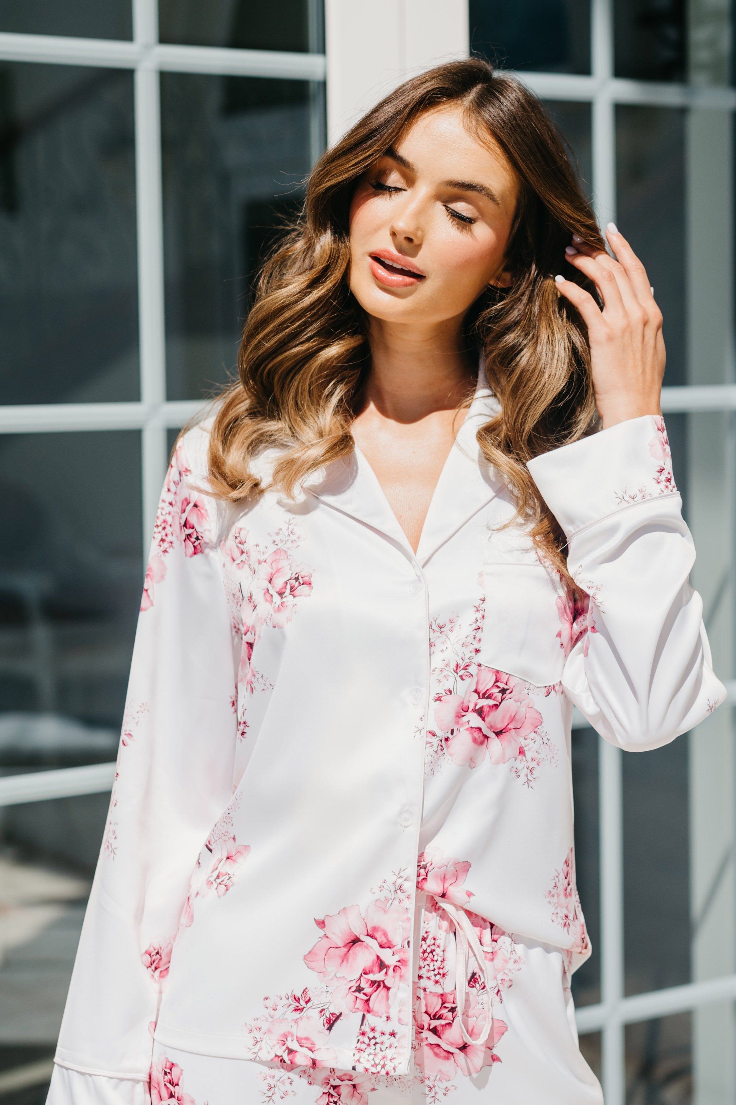 Soft Pink With Pink Floral