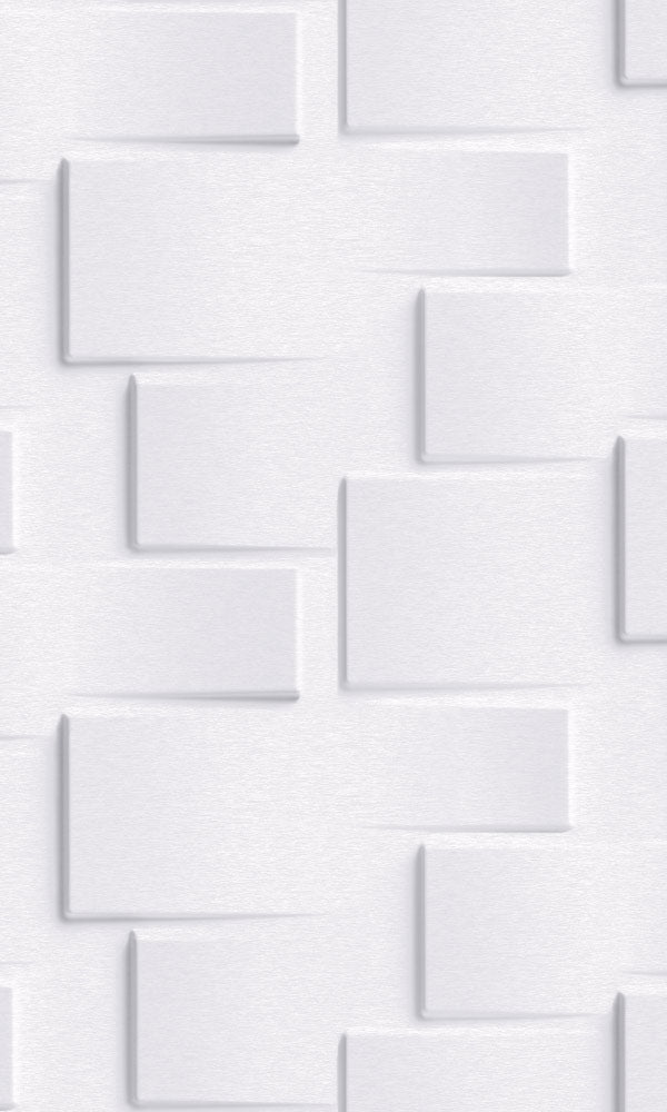 Cool Grey 3D Tile Wallpaper R6638 - Modern Textured Peel & Stick Wallpaper for Bedroom, Living Room, and Office Decor