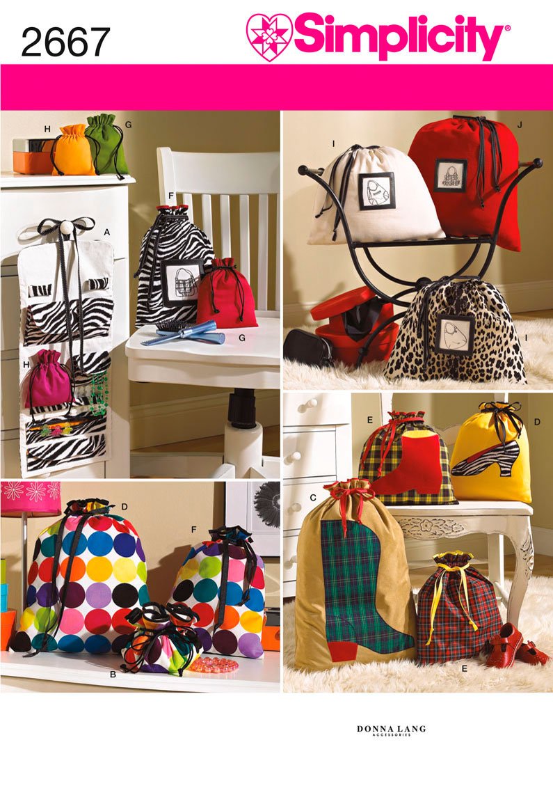 Simplicity 2667 Easy Sewing Pattern for DIY Crafts & Home Decor Projects - One Size Fits All - Perfect for Beginners & Craft Enthusiasts