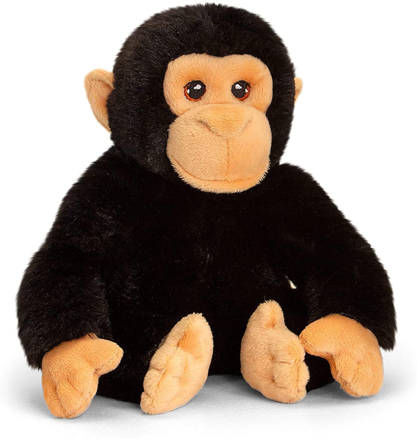 Eco-Friendly 100% Recycled Plush Chimpanzee Toy - Sustainable Stuffed Animal for Kids & Adults | Perfect for Gifts, Nursery Decor & Eco-Conscious Play