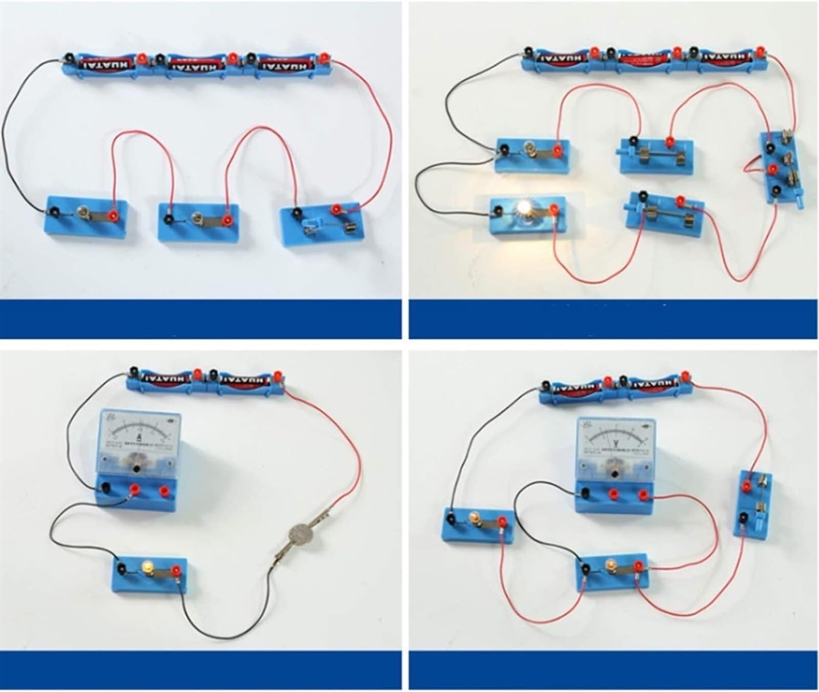 Ohm's Law Physics Experiment Kit - Measure Resistance & Light Bulb Power with Volt-Ampere Method | Explore Resistance-Temperature Relationship | Perfect for High School & College Science Labs, STEM Education & Home Experiments