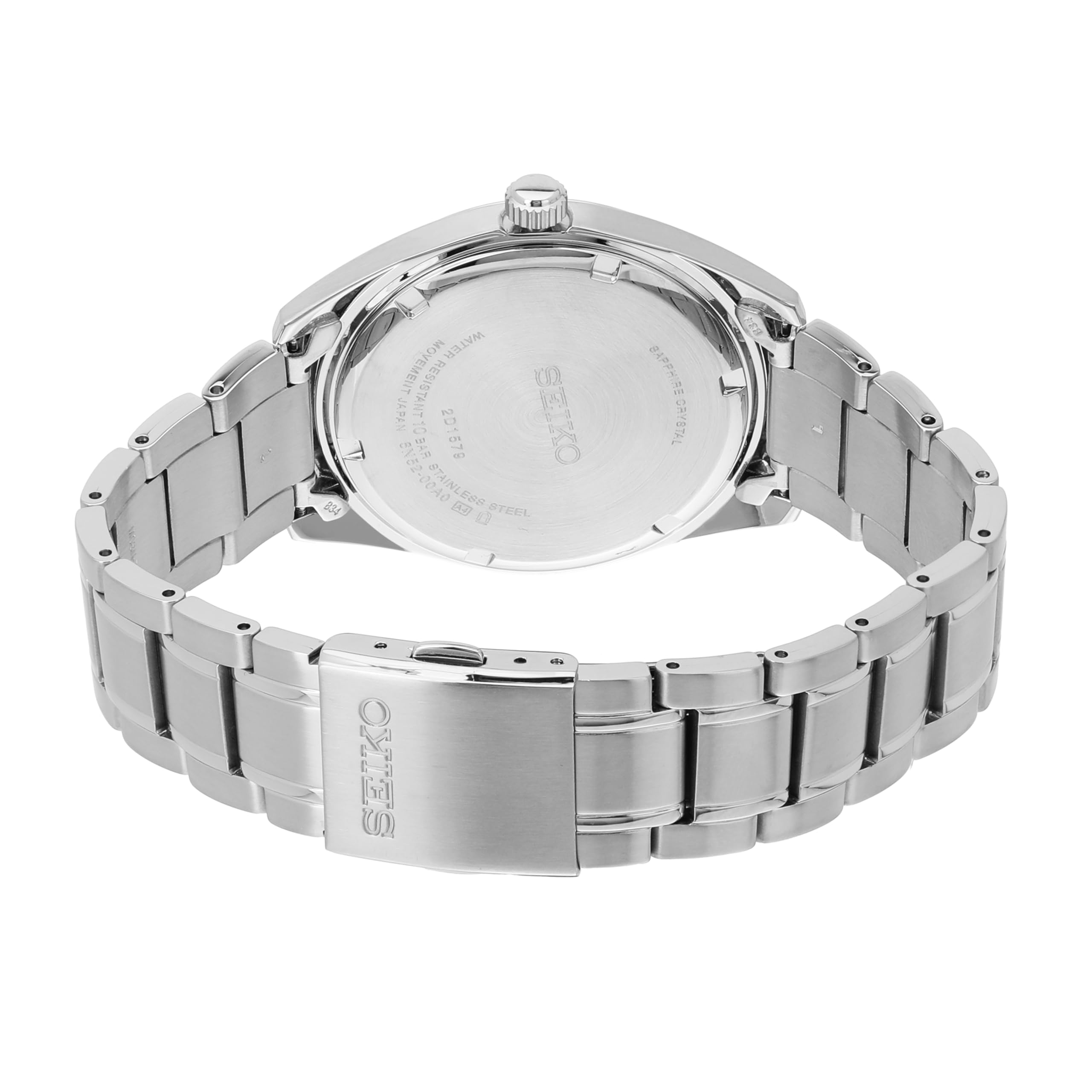 Seiko Men's Stainless Steel Analog Watch - Classic Dress Watch for Business, Formal & Everyday Wear