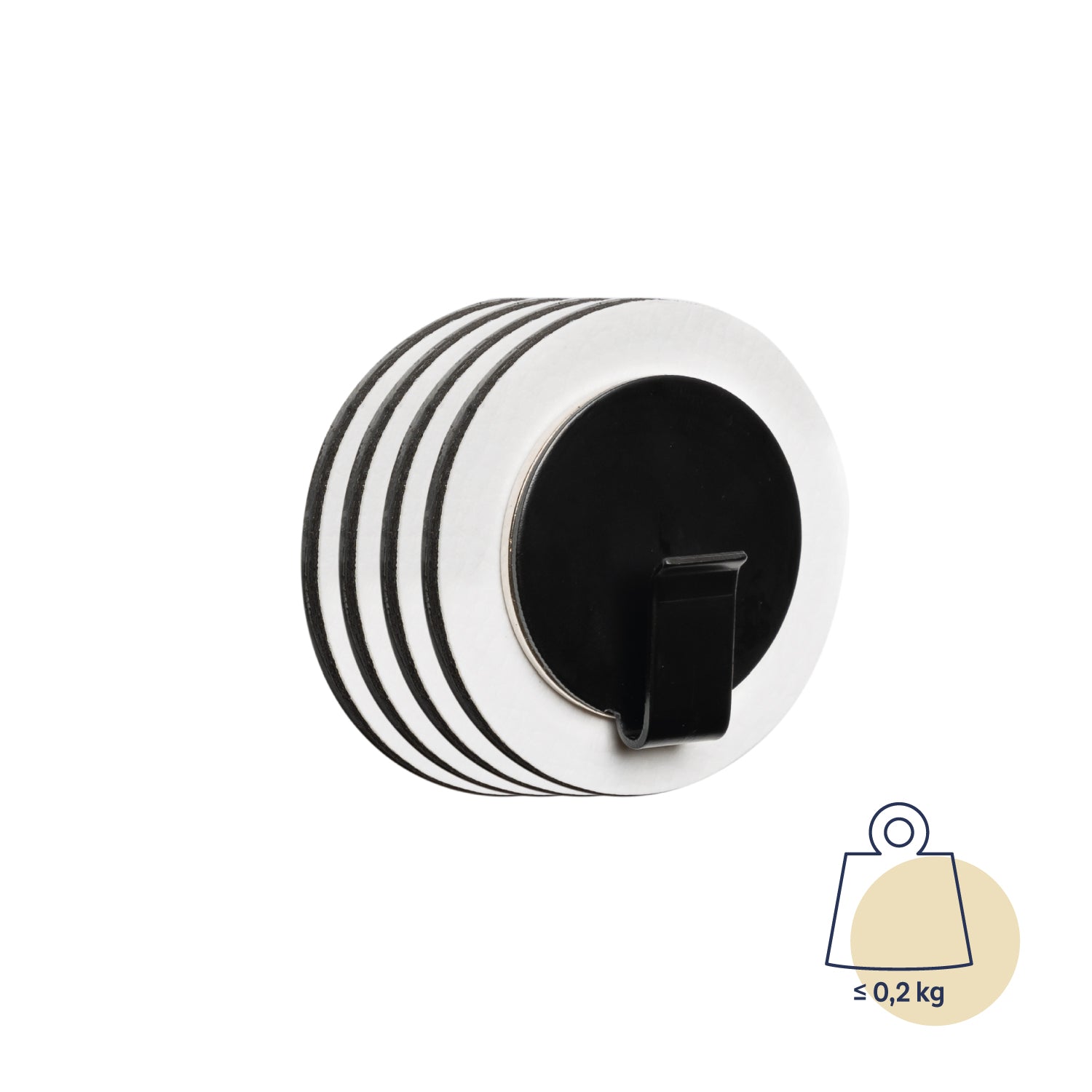 Strong Magnetic Hooks for Hanging - CLEVER Bundle in White - Perfect for Kitchen, Bathroom, Garage & Office Organization