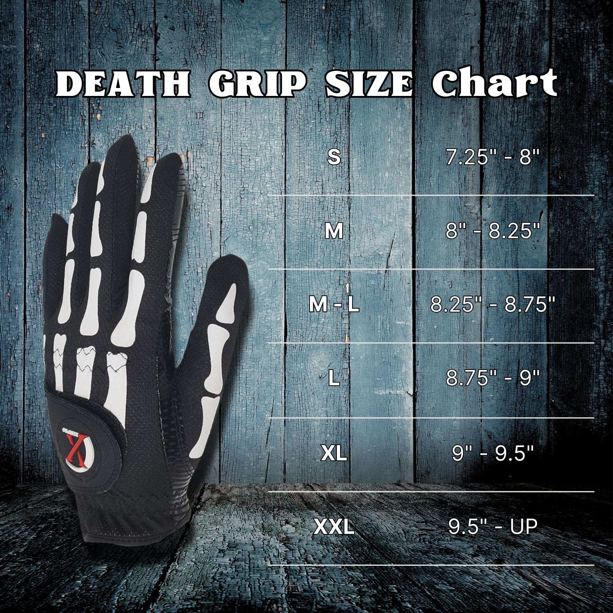 **Spooky & Funny Skeleton Golf Gloves for Men – 2 Pack AAA Synthetic Tacky Leather – Cool & Durable Golf Gloves – Perfect for Summer & Fall Golfing – Ideal for Halloween, Themed Parties & Casual Play**