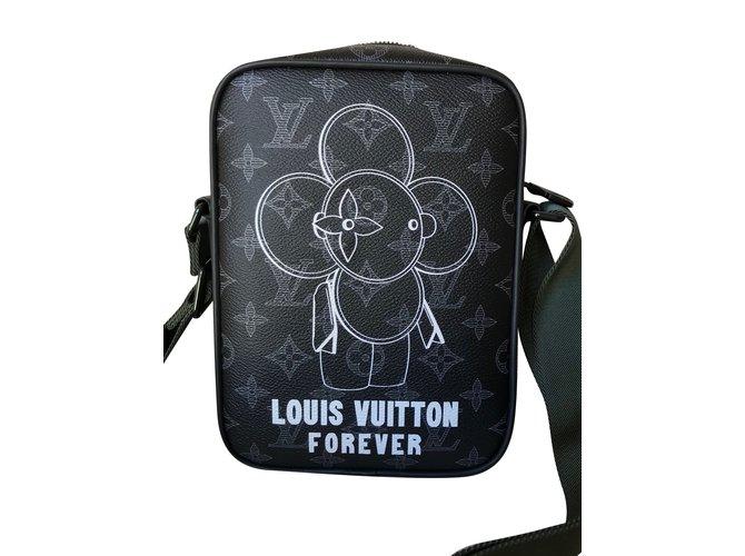 Louis Vuitton LV Danube PM Crossbody Bag Monogram Eclipse Canvas - Stylish & Durable for Work, Travel & Everyday Use