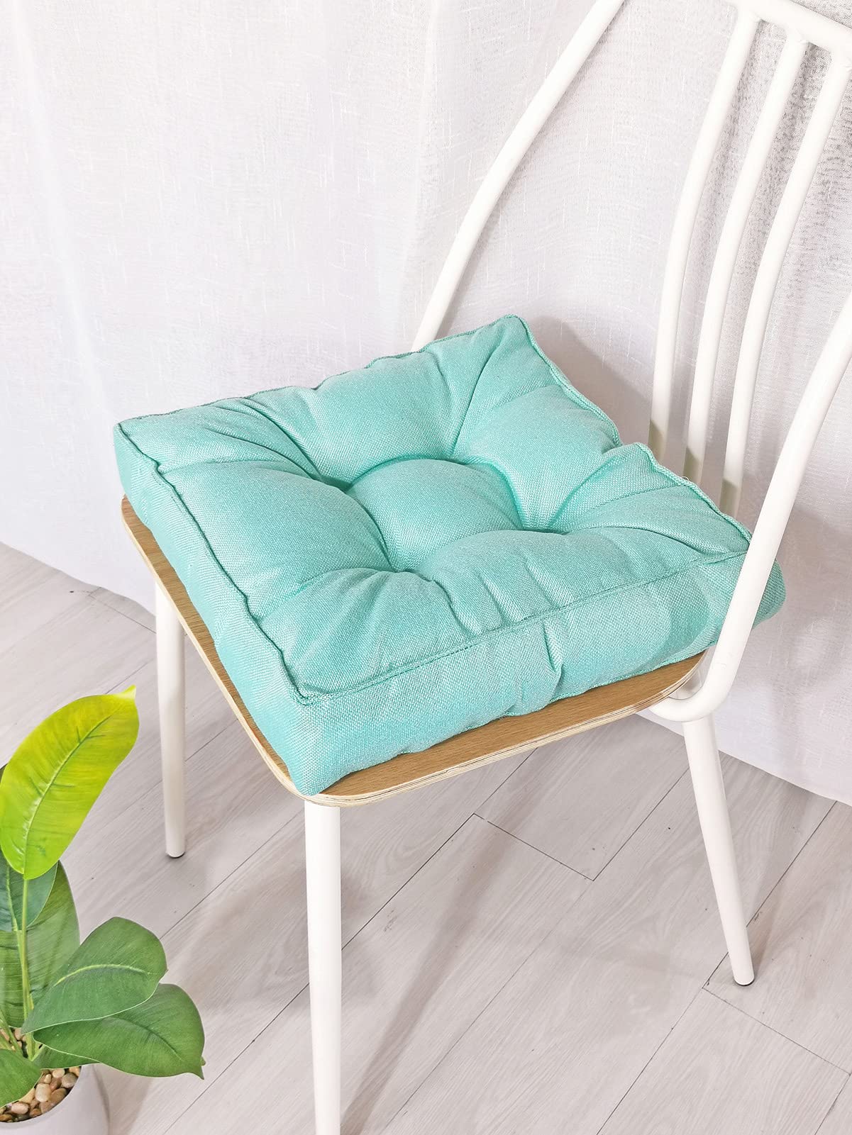 BAOFI 19x19x3.5in Square Chair Cushion - Ultra Soft Seat Pad for Dining Chairs, Office Chairs & Car Seats - 22 Vibrant Colors - Perfect for Home, Office & Travel Comfort