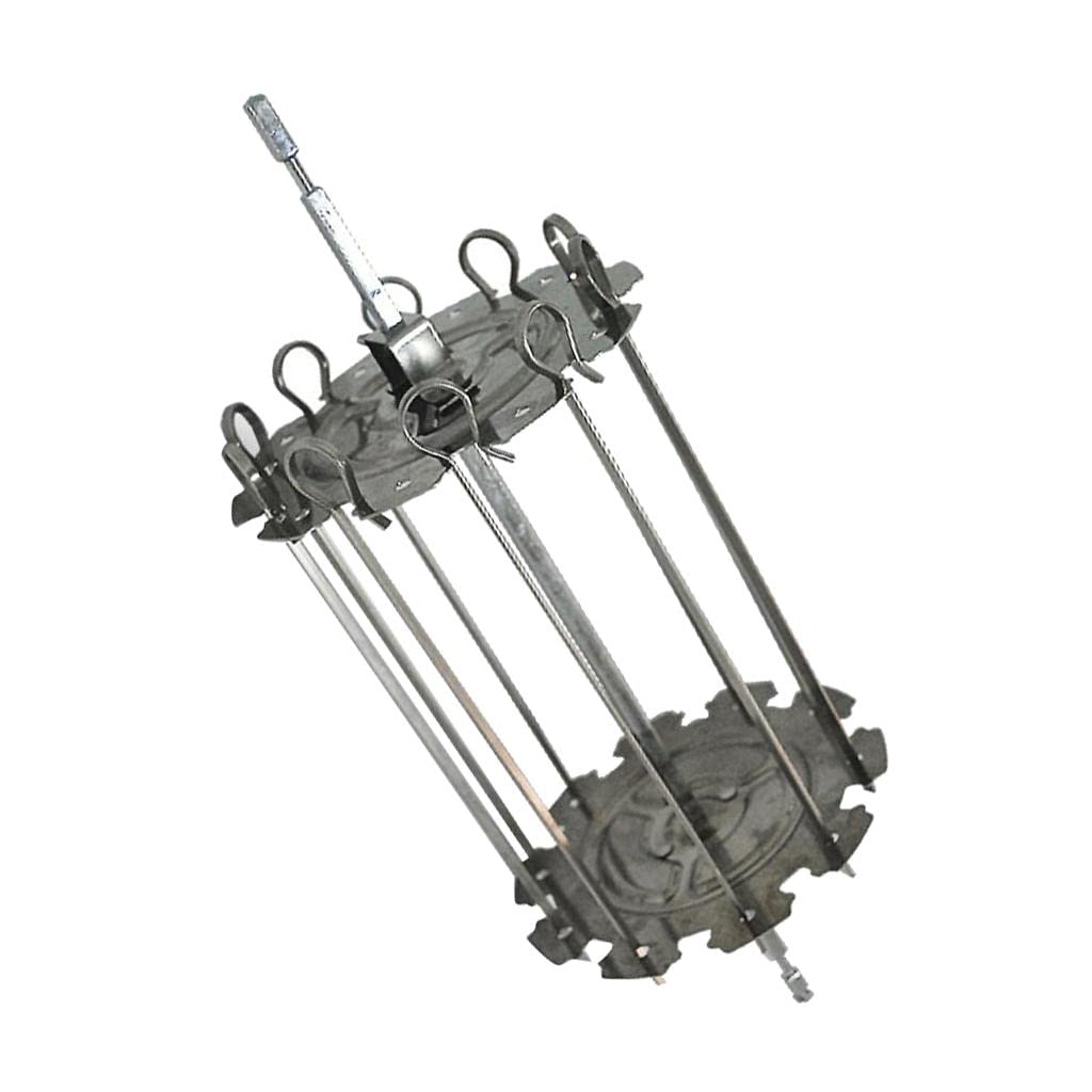 Premium Stainless Steel Kebab Skewers - 10 Inch (250mm) & 8.3 Inch (212mm) BBQ Grilling Set for Shish Kabob, Kebabs, Meat & Vegetables - Perfect for Outdoor Cooking, Camping & Backyard Parties