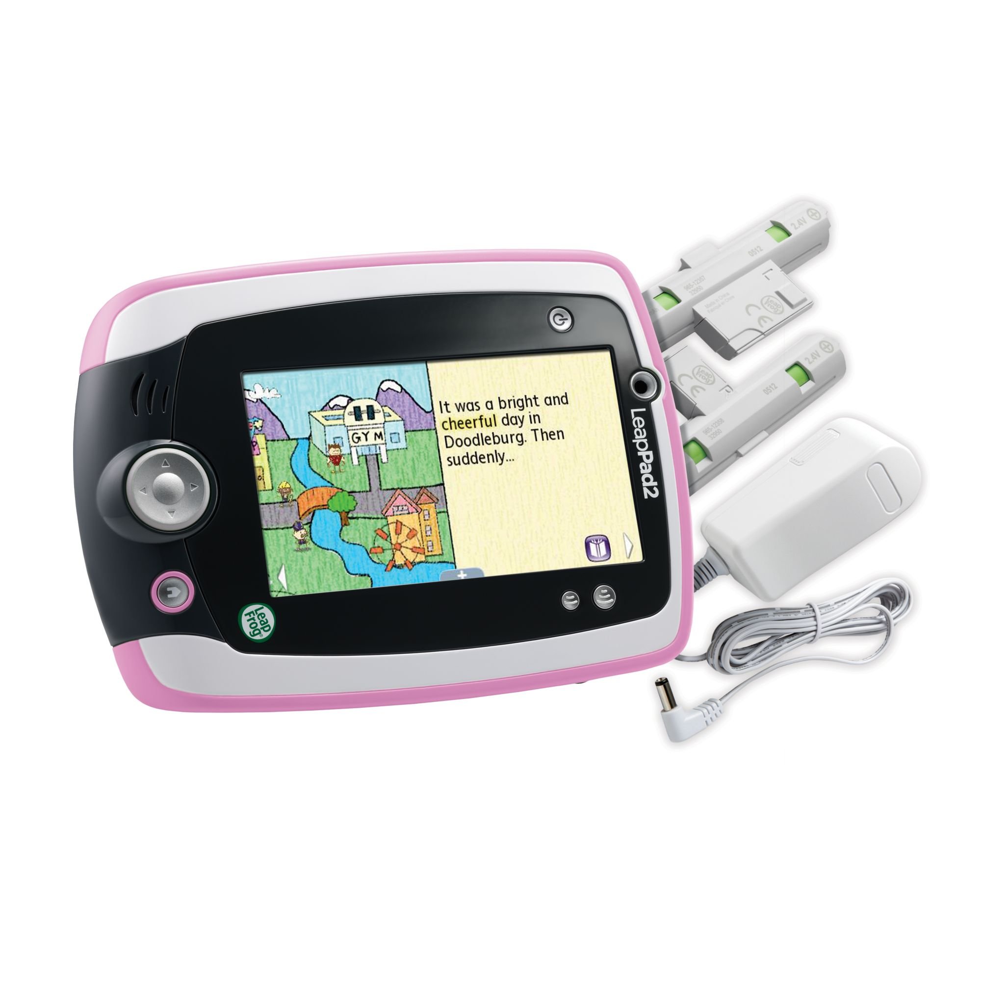 LeapFrog LeapPad2 Kids Learning Tablet - Pink | Educational Toy for Toddlers & Preschoolers | Interactive Games, eBooks & Videos | Perfect for Home, Travel & Classroom Learning
