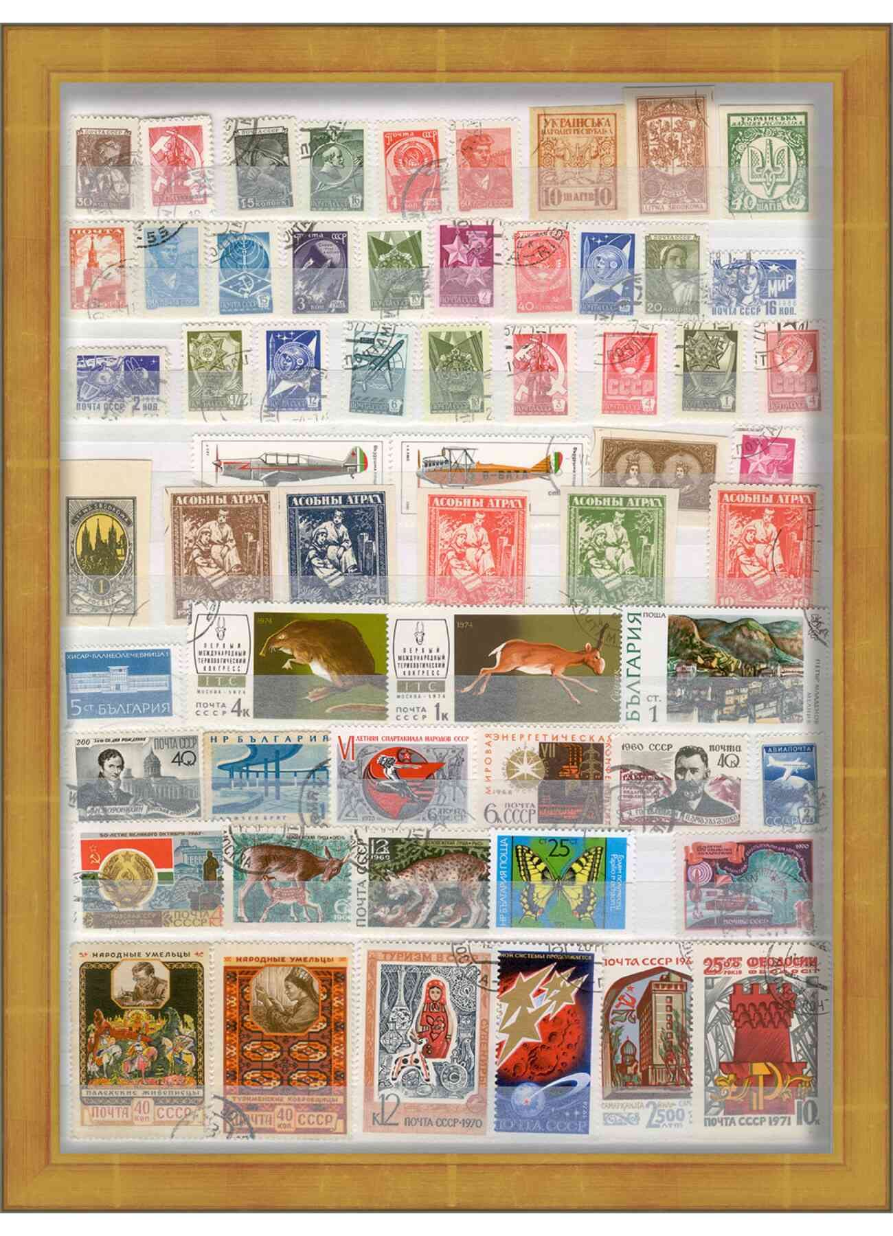 20x16 Gold Brushed Shadow Box Frame - 1.25