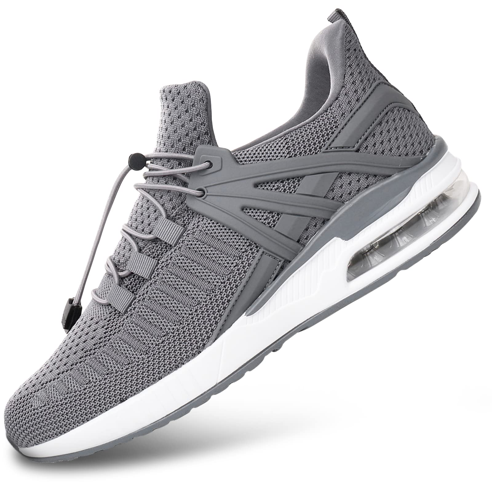 BOGOVER Men's Walking Shoes - Non-Slip Air Cushion Running Sneakers for Tennis, Gym & Jogging | Lightweight Breathable Athletic Shoes for Men | Perfect for Workouts, Daily Wear & Outdoor Activities