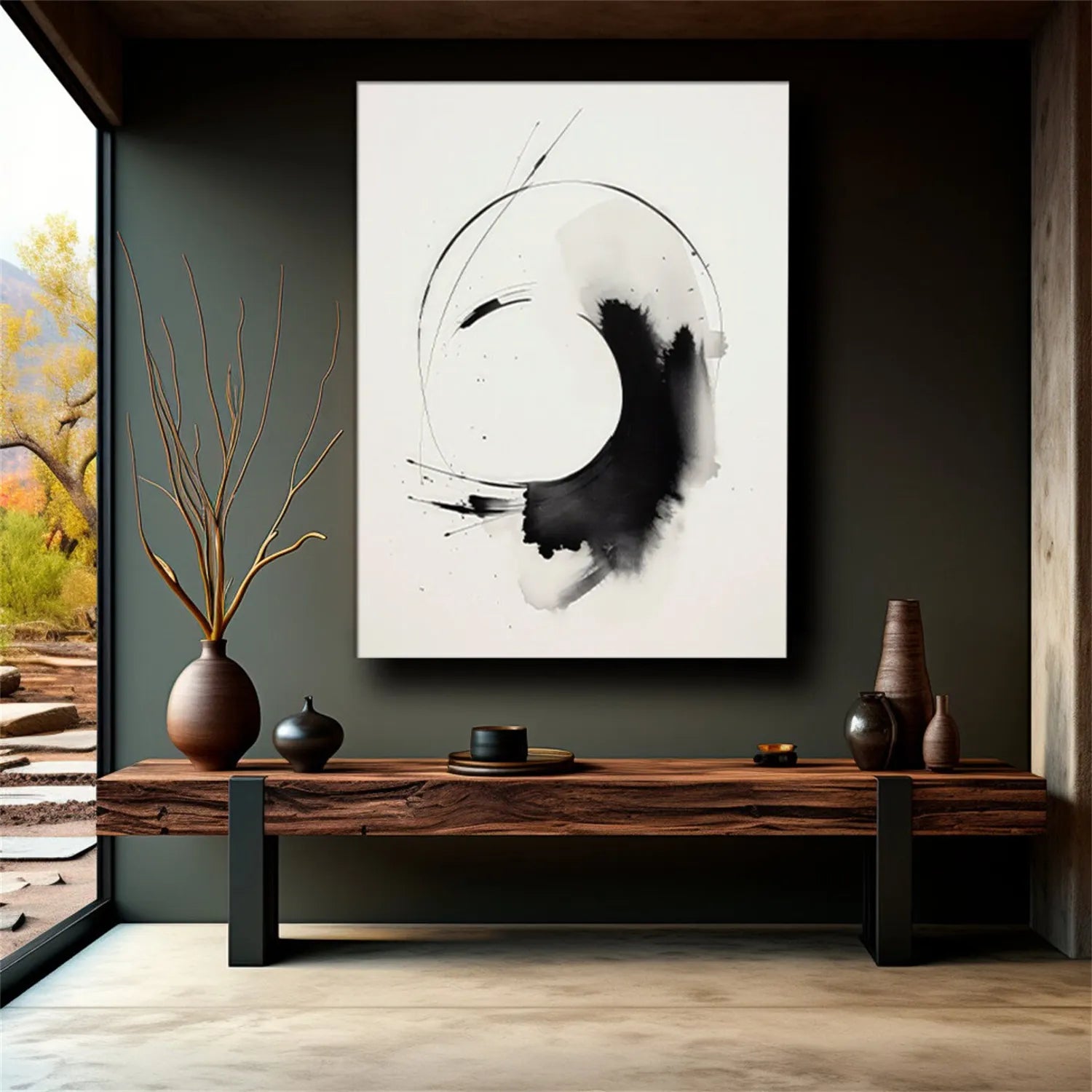 White Minimalist Textured Painting Canvas - Modern Abstract Wall Art for Home & Office Decor | Perfect for Living Room, Bedroom & Studio | #MM289
