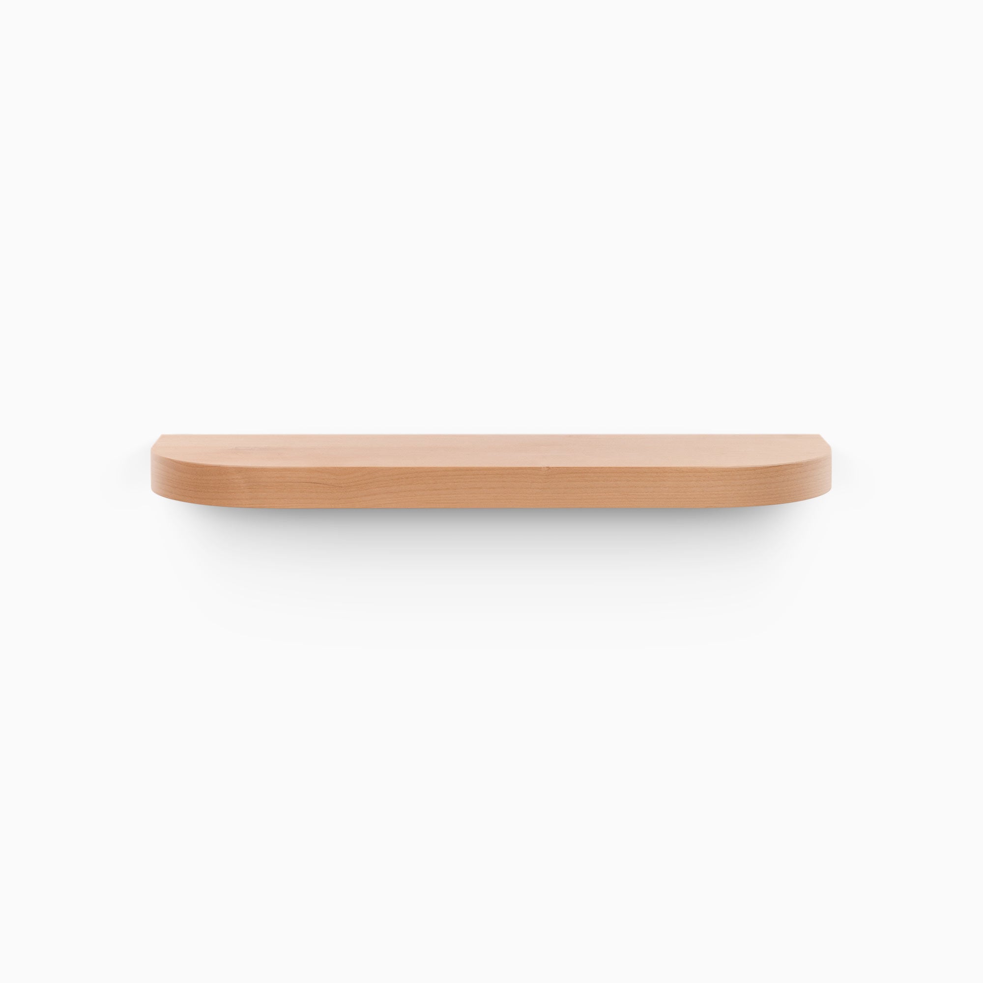 Aksel RADius Alder Floating Shelf - Rustic Wood Wall Shelf for Home Decor, Books & Display - Perfect for Living Room, Bedroom & Office Organization