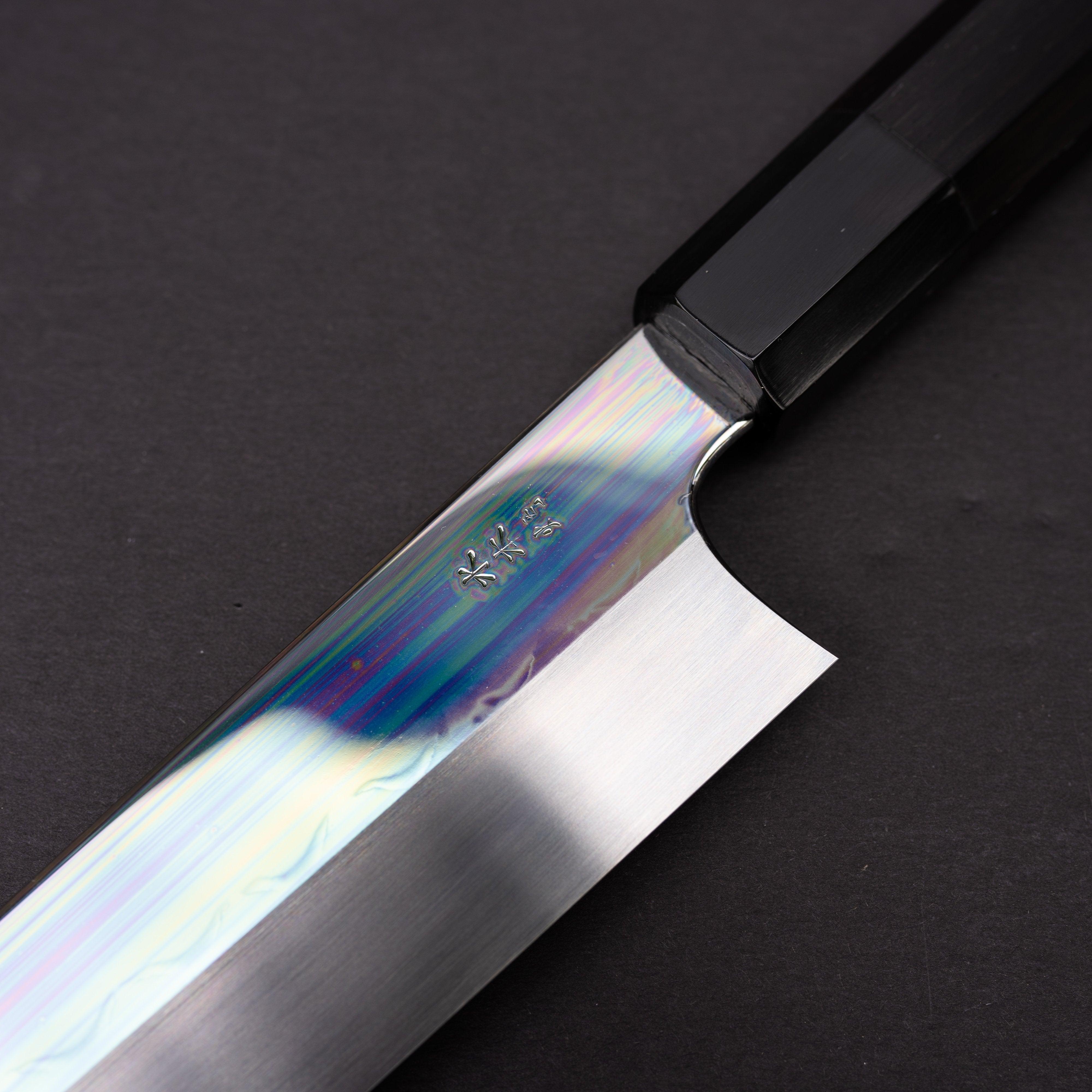 Premium Kagekiyo Mizu Honyaki White #2 Gyuto 240mm Japanese Chef Knife - Mirror Polished Blade for Sushi, Sashimi & Precision Cutting