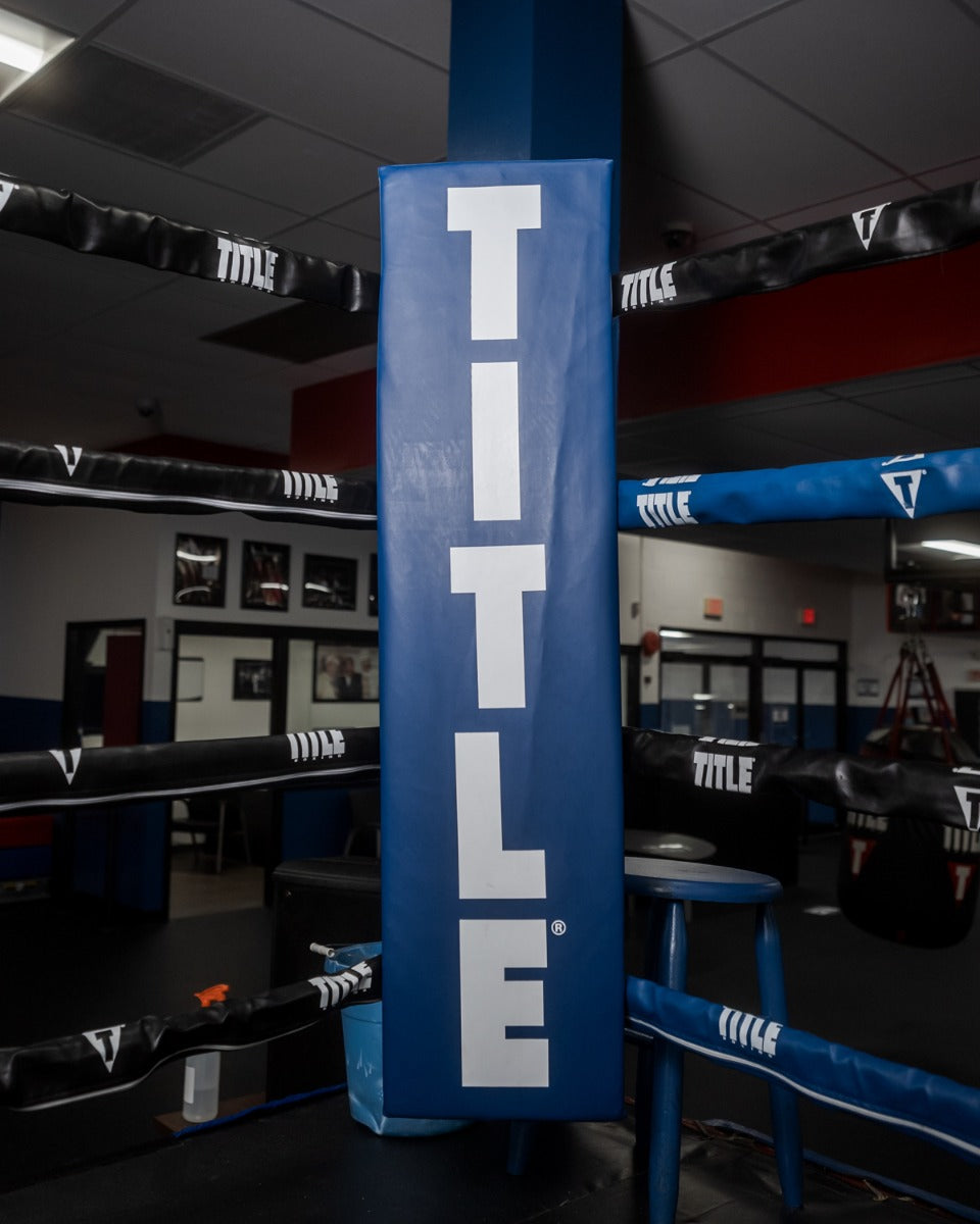 TITLE Boxing Jumbo Corner Cushions V3.0 – Set of 4 for Heavy Bag Stand Protection | Durable Punching Bag Corner Pads for Home & Gym Training