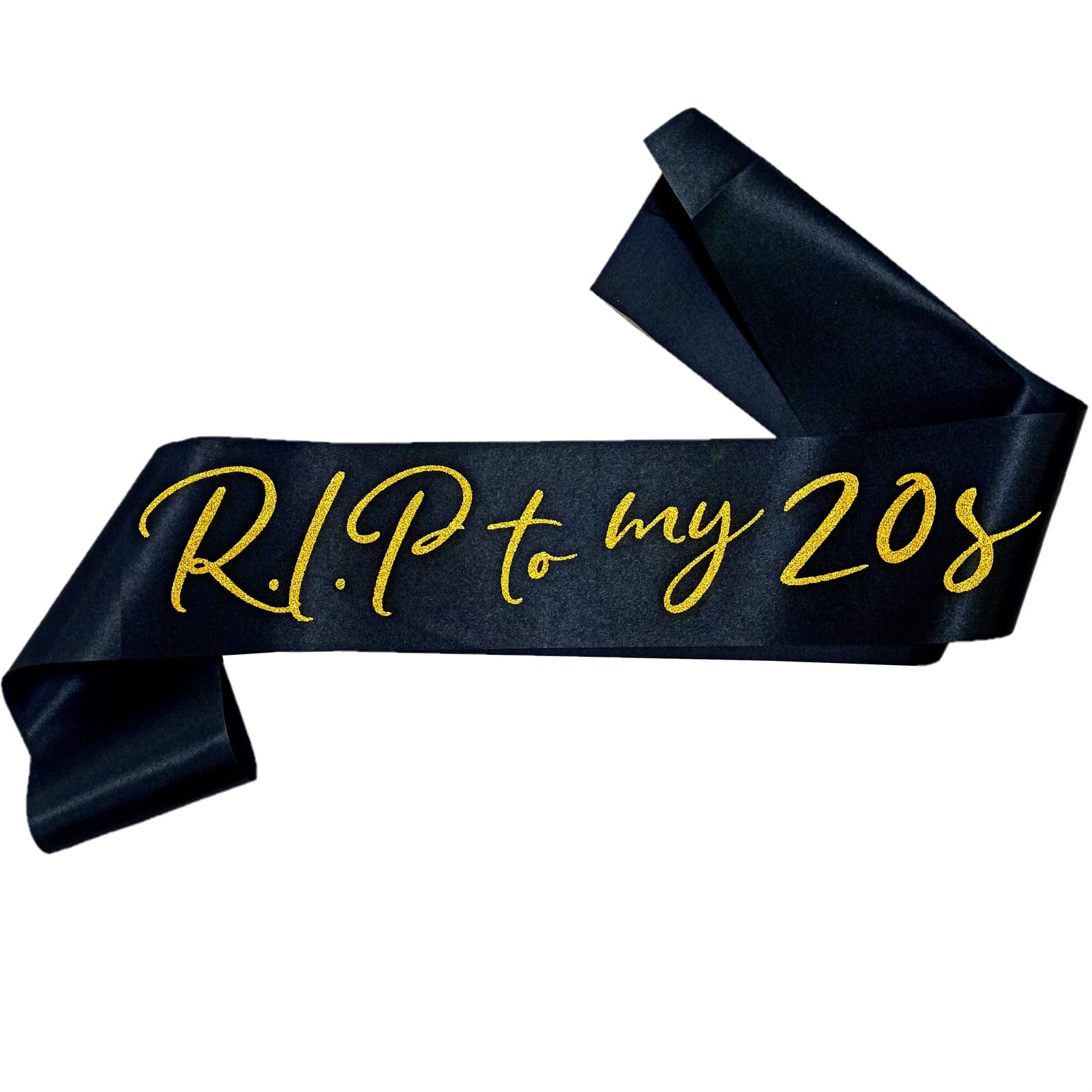 Magnusson's Garden 30th Birthday Sash - RIP to My 20s & Youth Decor for Thirtylicious Birthday Girl | Flirty Dirty Thirty Thriving Mid-Life Crisis Party Decorations - Perfect for 30th Birthday Parties, Milestone Celebrations & Fun Photo Props