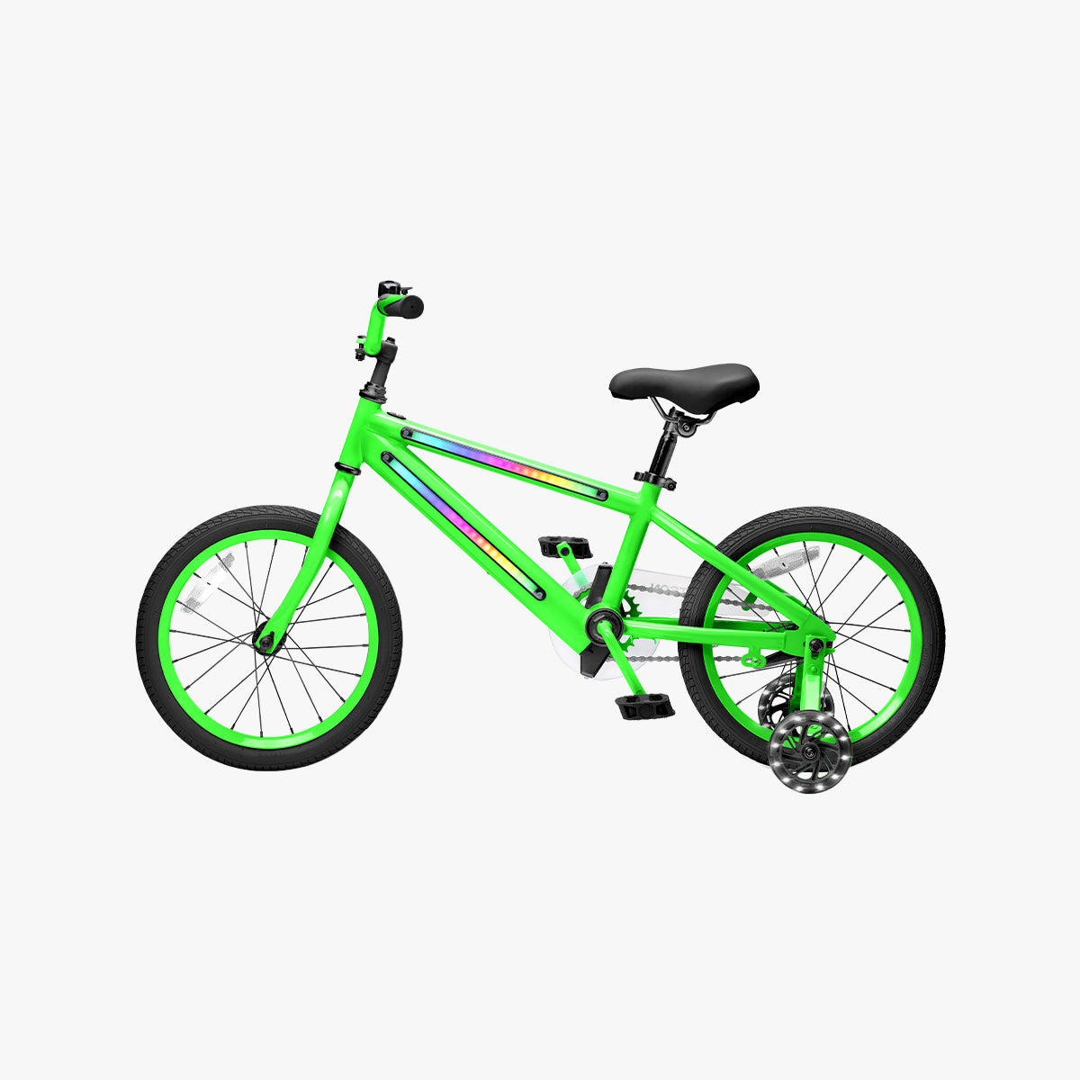 Light Rider 16 - LED Illuminated Kids Bicycle with Flashing Wheels | Safe & Fun Night Riding Bike for Boys & Girls | Perfect for Neighborhood Cruising & Evening Adventures