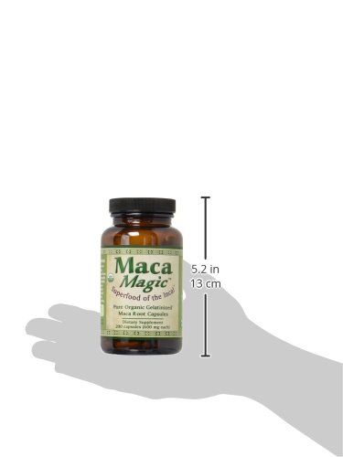 Organic Maca Root Capsules 200 Count - Energy, Stamina & Hormone Balance Supplement for Men & Women - Perfect for Workout, Stress Relief & Daily Wellness