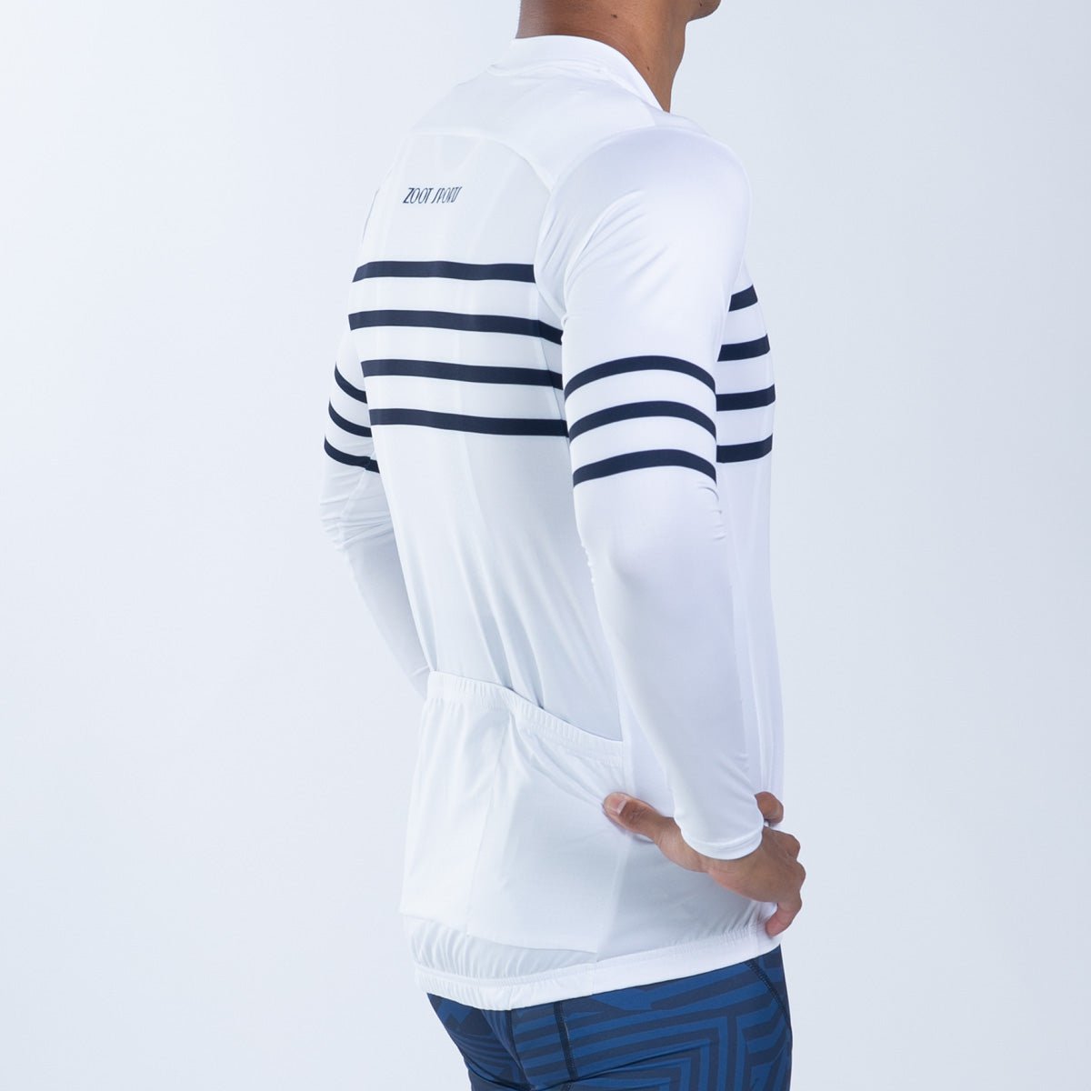 Men's Limited Edition Cycling Sun Protection Long Sleeve Jersey - Allez Stripes Design for Road Biking & Outdoor Sports