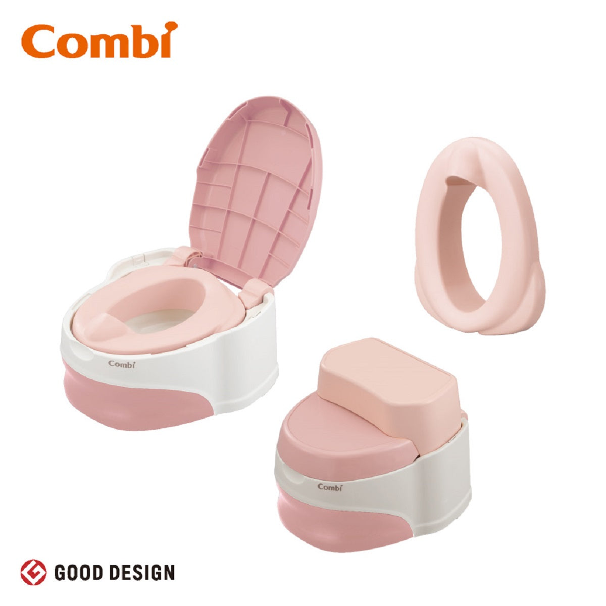 Combi Multi-Purpose Baby Training Potty - Portable & Easy to Clean Toddler Toilet for Boys & Girls - Perfect for Home, Travel & Daycare Use