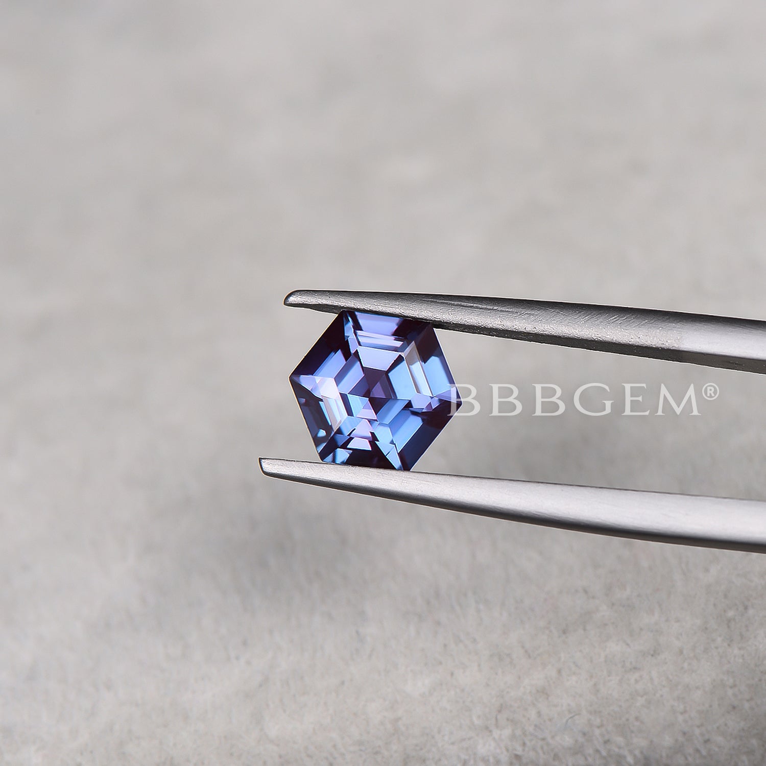 Wholesale Hexagon Cut Color Changing Alexandrite Gemstone - June Birthstone for Jewelry Making, Engagement Rings & Unique Gifts
