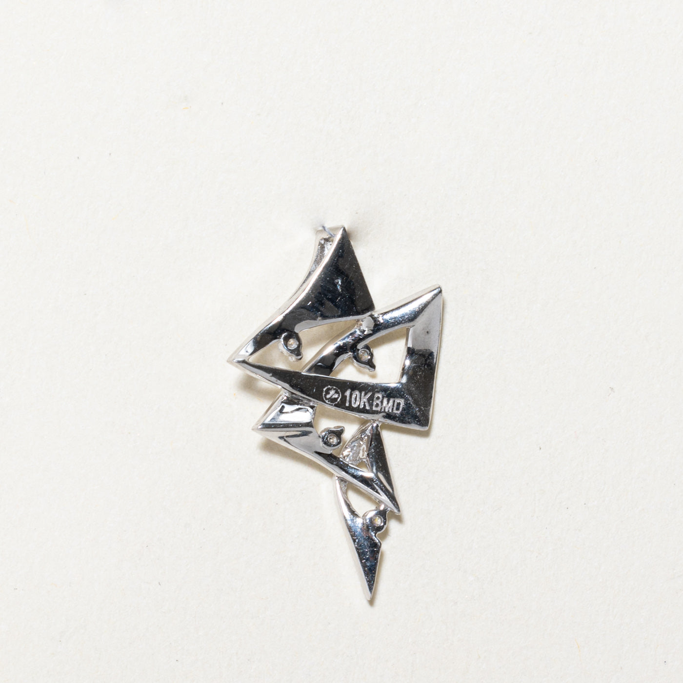 0.04ctw Diamond Abstract Pendant Necklace - Elegant & Unique Jewelry for Women - Perfect for Parties, Weddings & Special Occasions