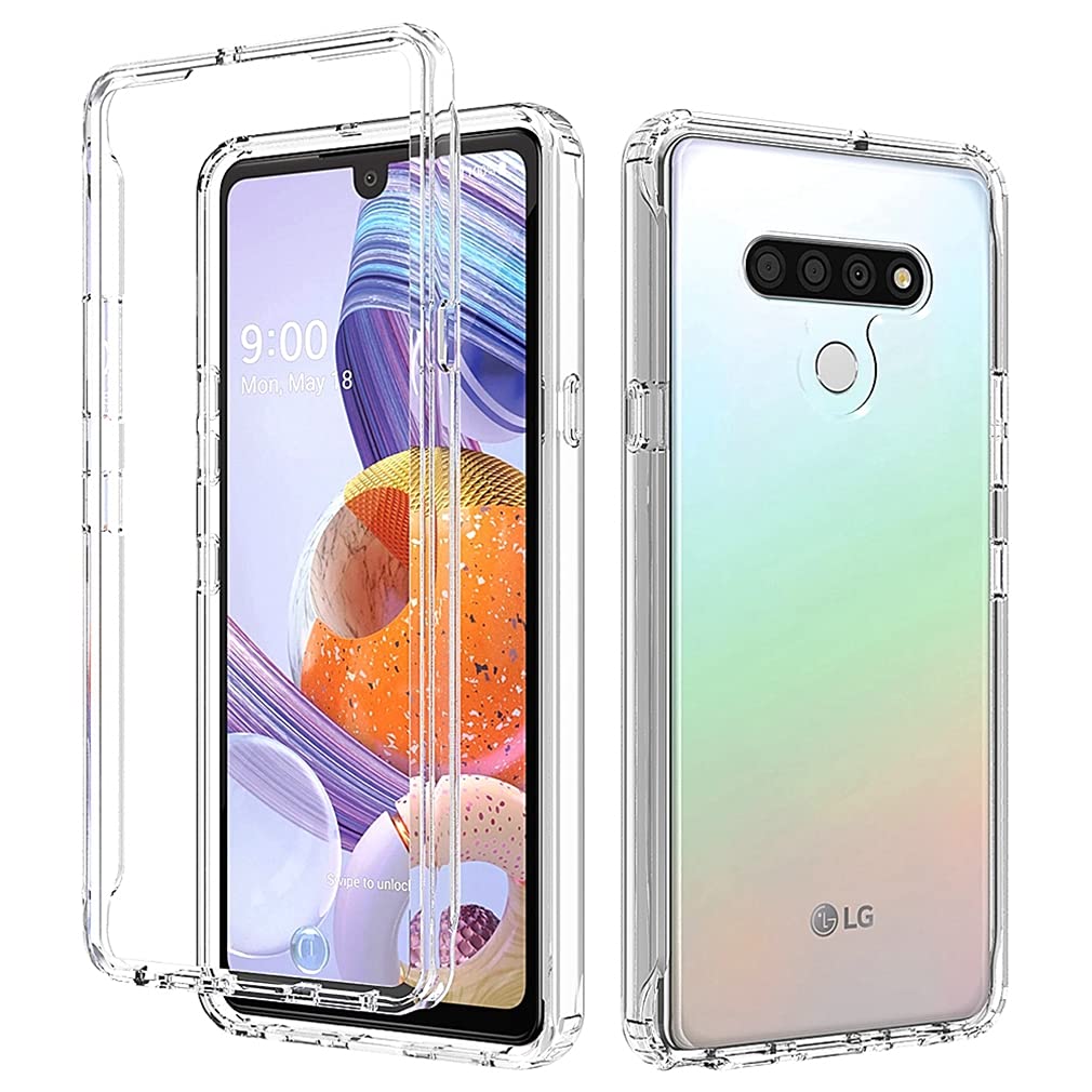 Clear Shockproof TPU Phone Case for LG Stylo 6 - Crystal Transparent Protective Cover with Bumper Design | Perfect for Women & Girls | Everyday Protection, School, Work & Travel