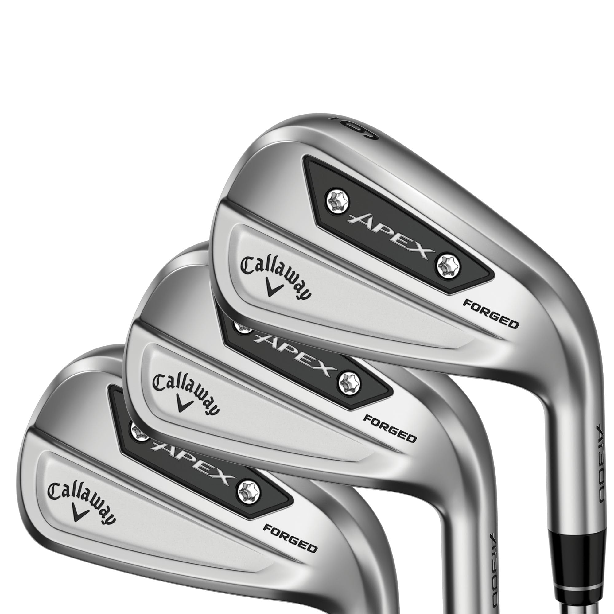Callaway Golf Apex AI300 Iron Set - Premium Forged Golf Clubs for Men & Women | High Performance Distance Irons with Forgiveness | Perfect for Low Handicap Players & Tournament Use