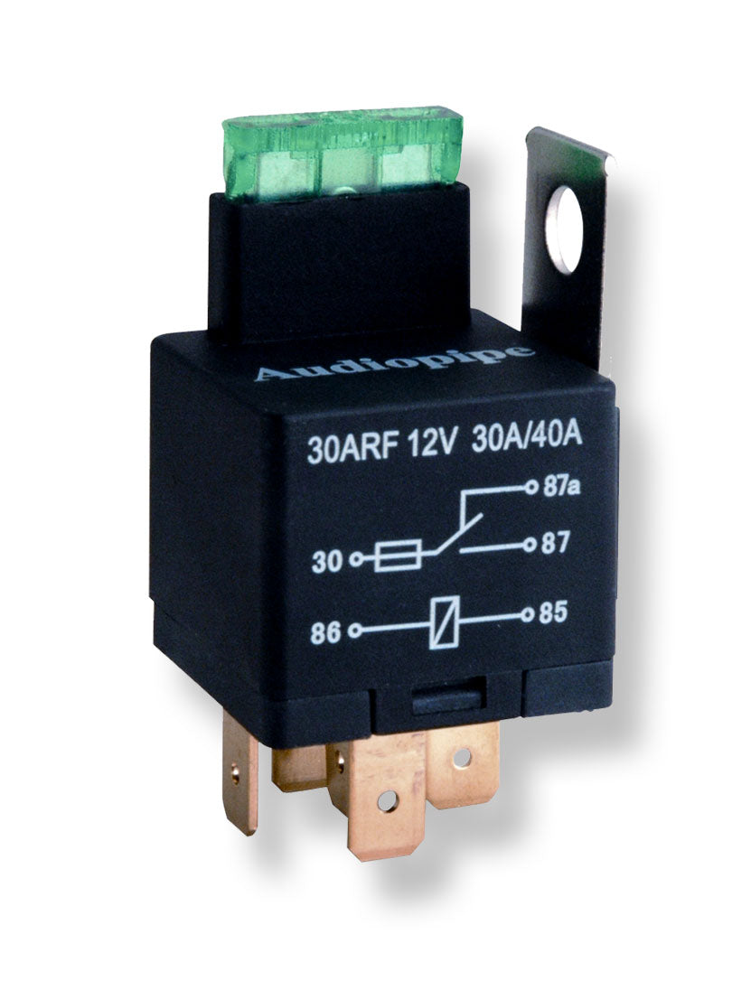 30A Relay (30ARF) - High Current 12V/24V DC Power Relay for Automotive, Marine, and Industrial Applications - Perfect for Battery Switches, Solar Panels, and Motor Control