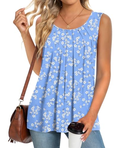 Blue White Flower
