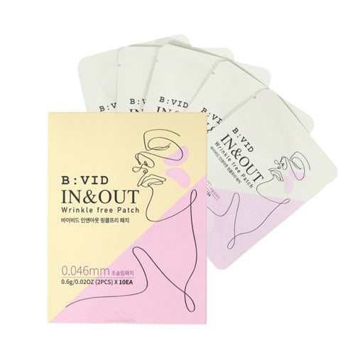 Bivid In & Out Wrinkle Free Patch 10pcs - Instant Wrinkle Remover for Clothes - Perfect for Travel, Office, and Home Use