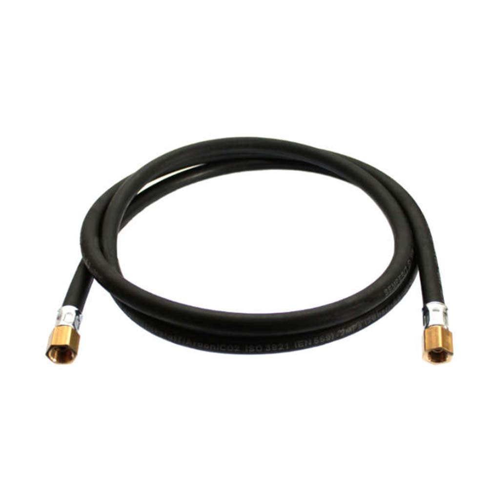1/4 Inch Argon Welding Hose - 2M Inert Gas Air Hose with Protective Cover & Union Nut for TIG/MIG Welding - Durable & Flexible for Welding, Cutting & Metal Fabrication